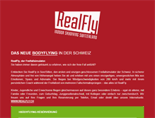 Tablet Screenshot of bodyflying.ch